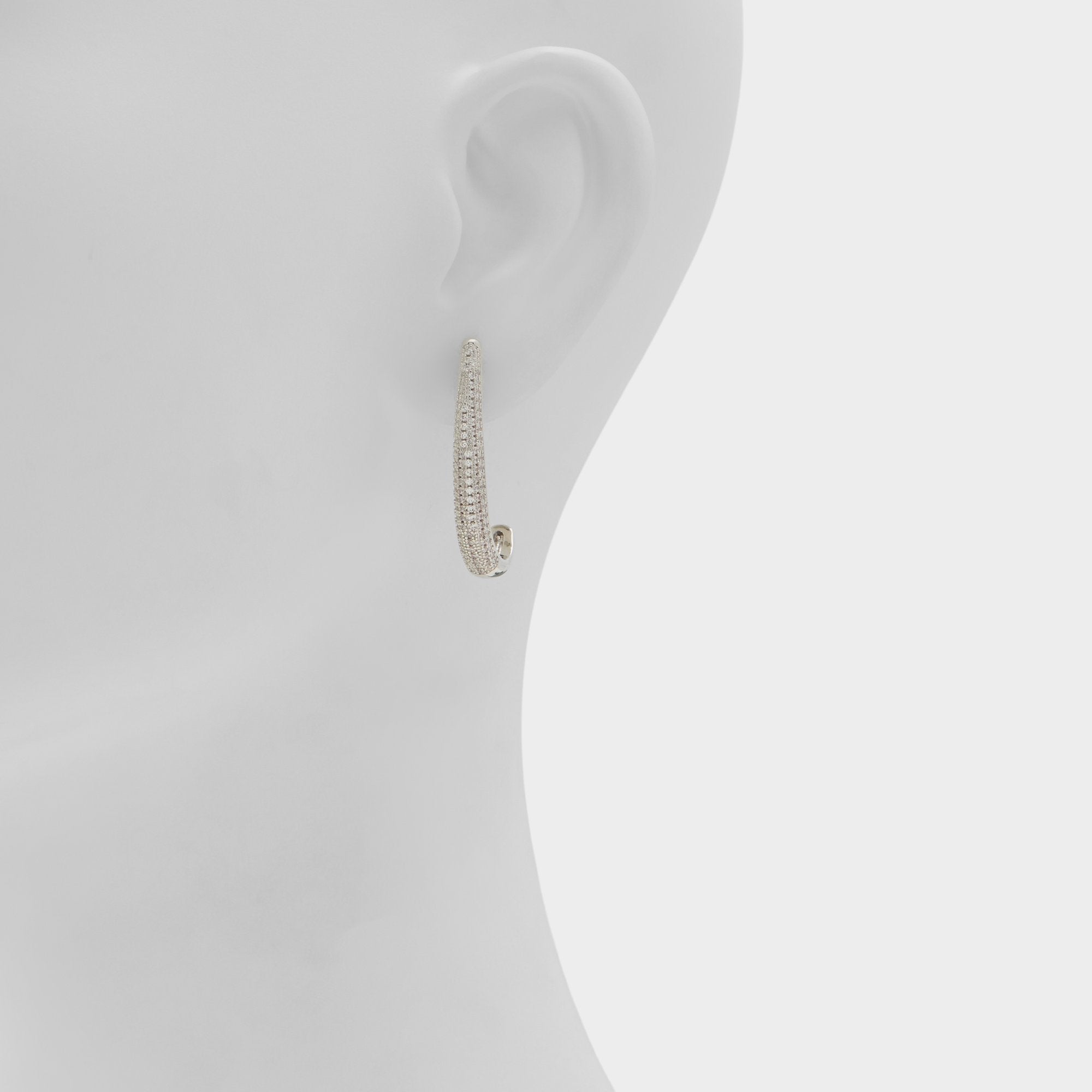 Nahdia in Silver Clear Multi - Earrings
