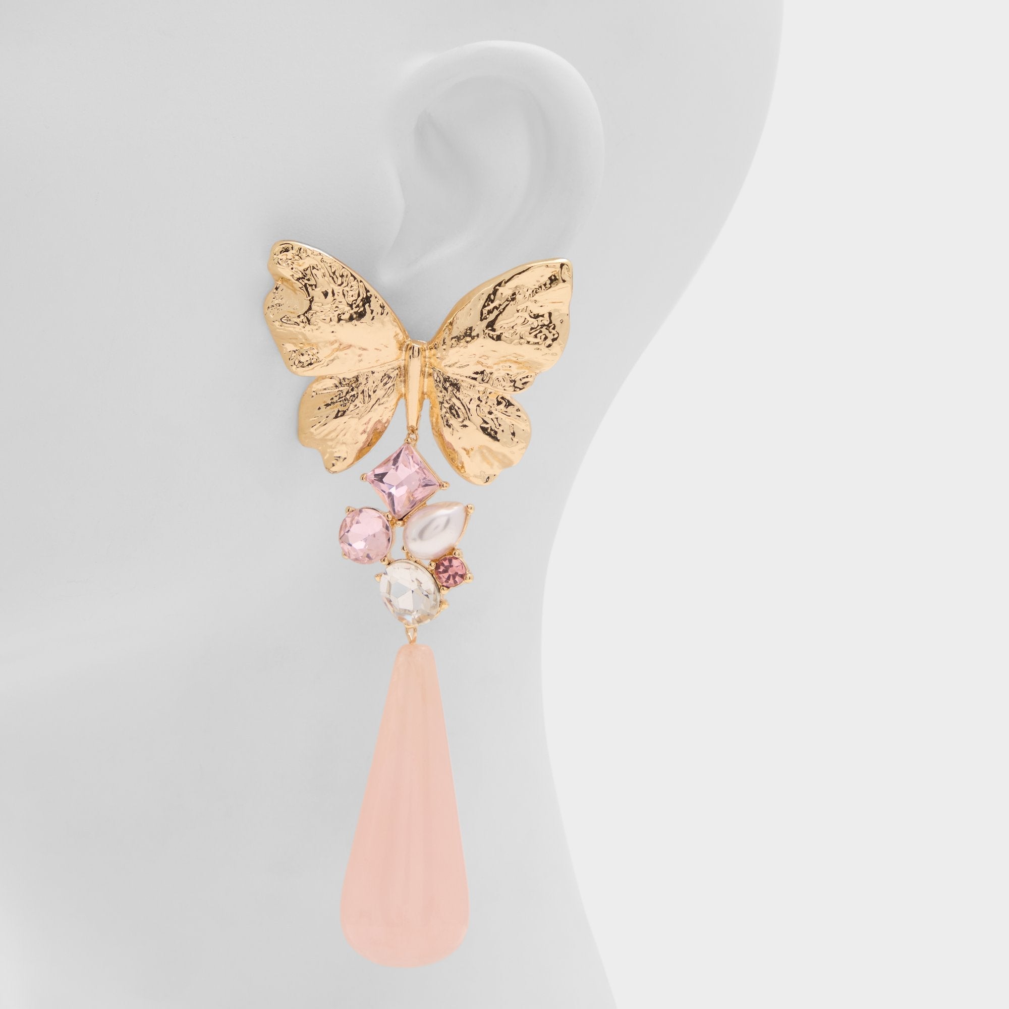 Papillara in Light Pink - Statement earrings