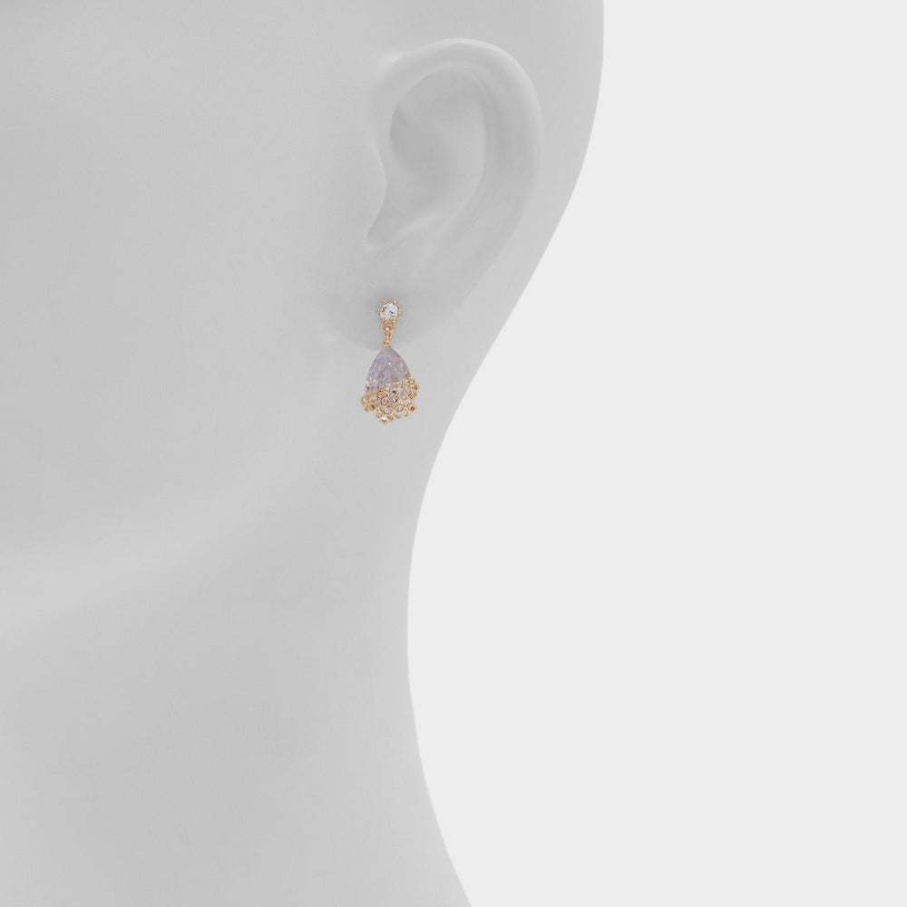 Cutesie Gold/Clear Multi Women's Earrings - Earrings