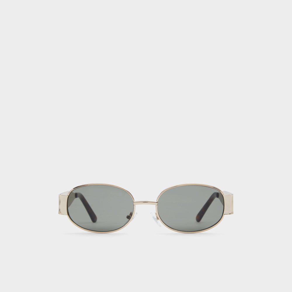 Unirerin Gold Women's Round - Round sunglasses