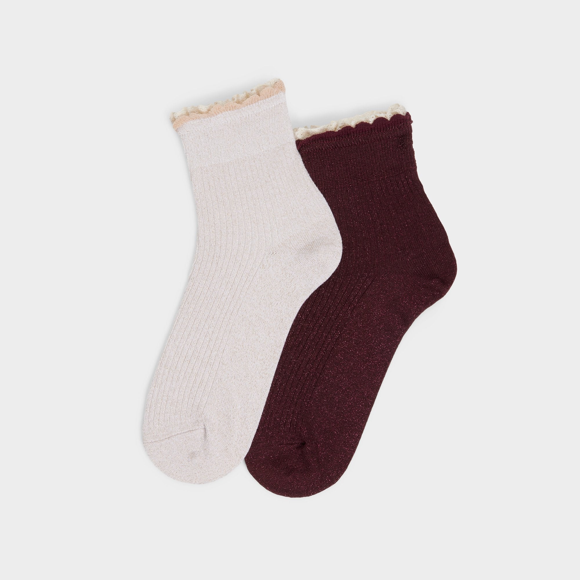 Sparklelace in Bordo - Socks