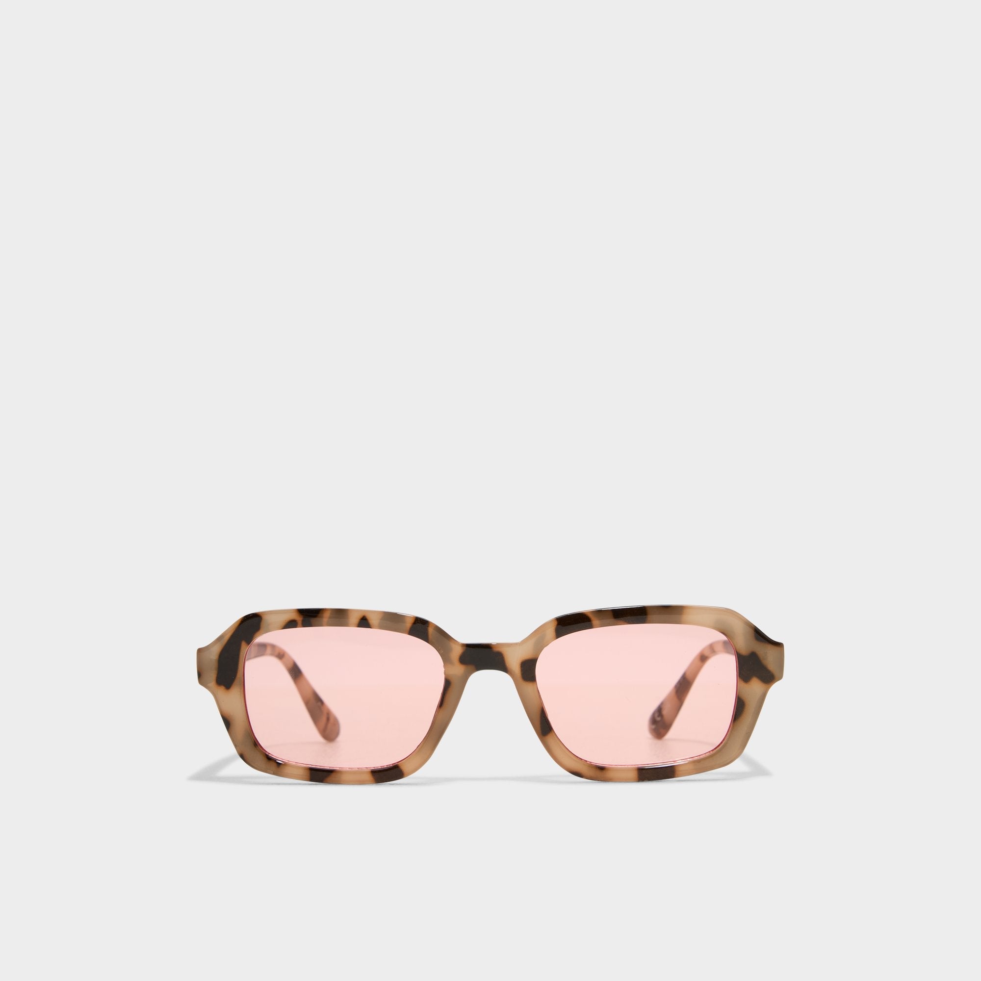 Desnix Medium Beige Women's Square - Rectangle sunglasses