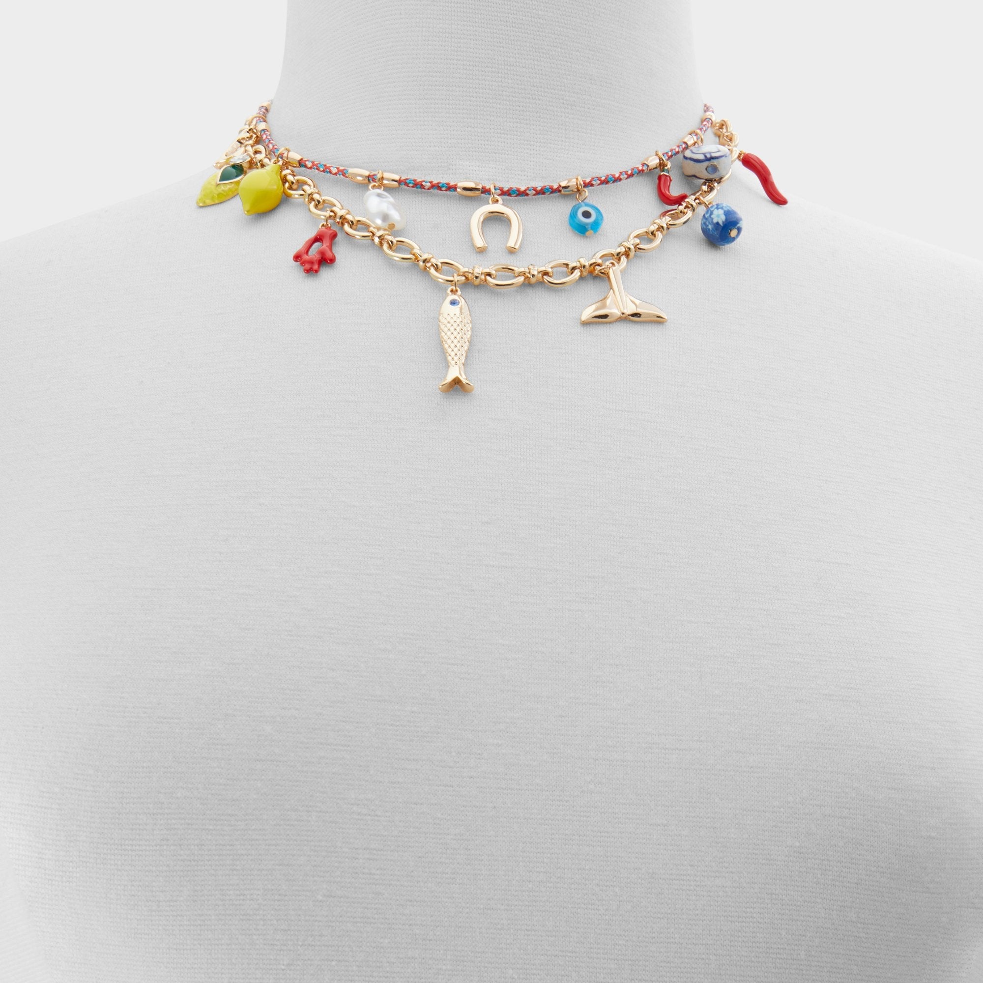 Amalfie Red Women's Necklaces - Charm necklace