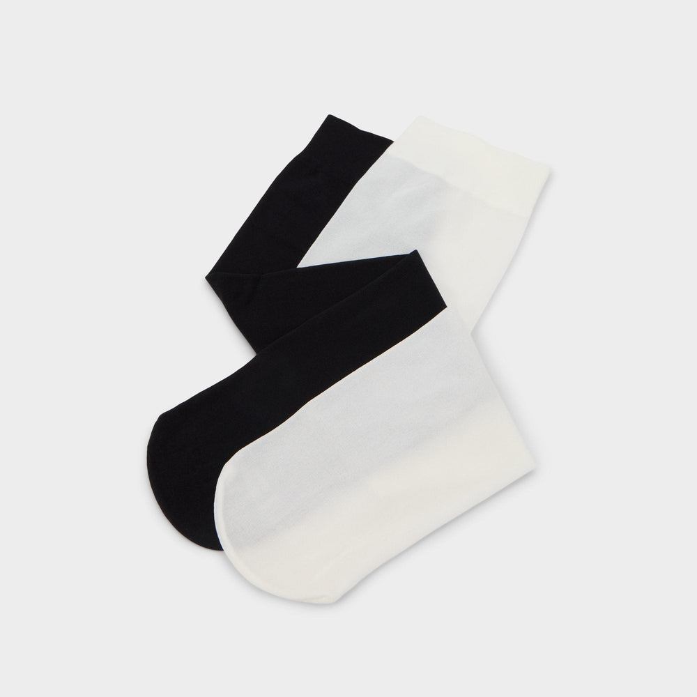 Sleekstep in Black White - Knee high socks