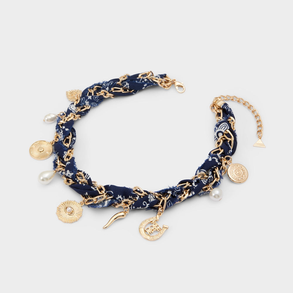 Goodluckcharms Navy Women's Necklaces - Charm necklace