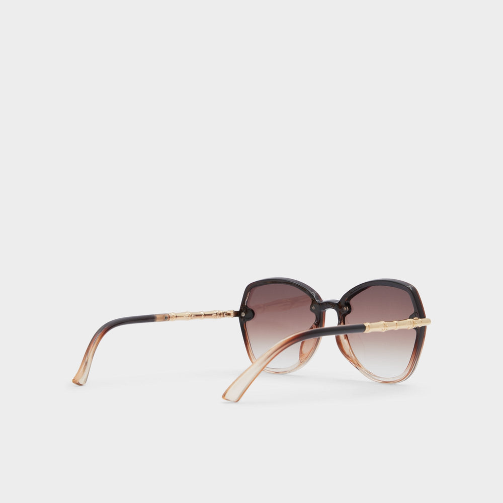 Cortegaca Brown Women's Round - Square sunglasses