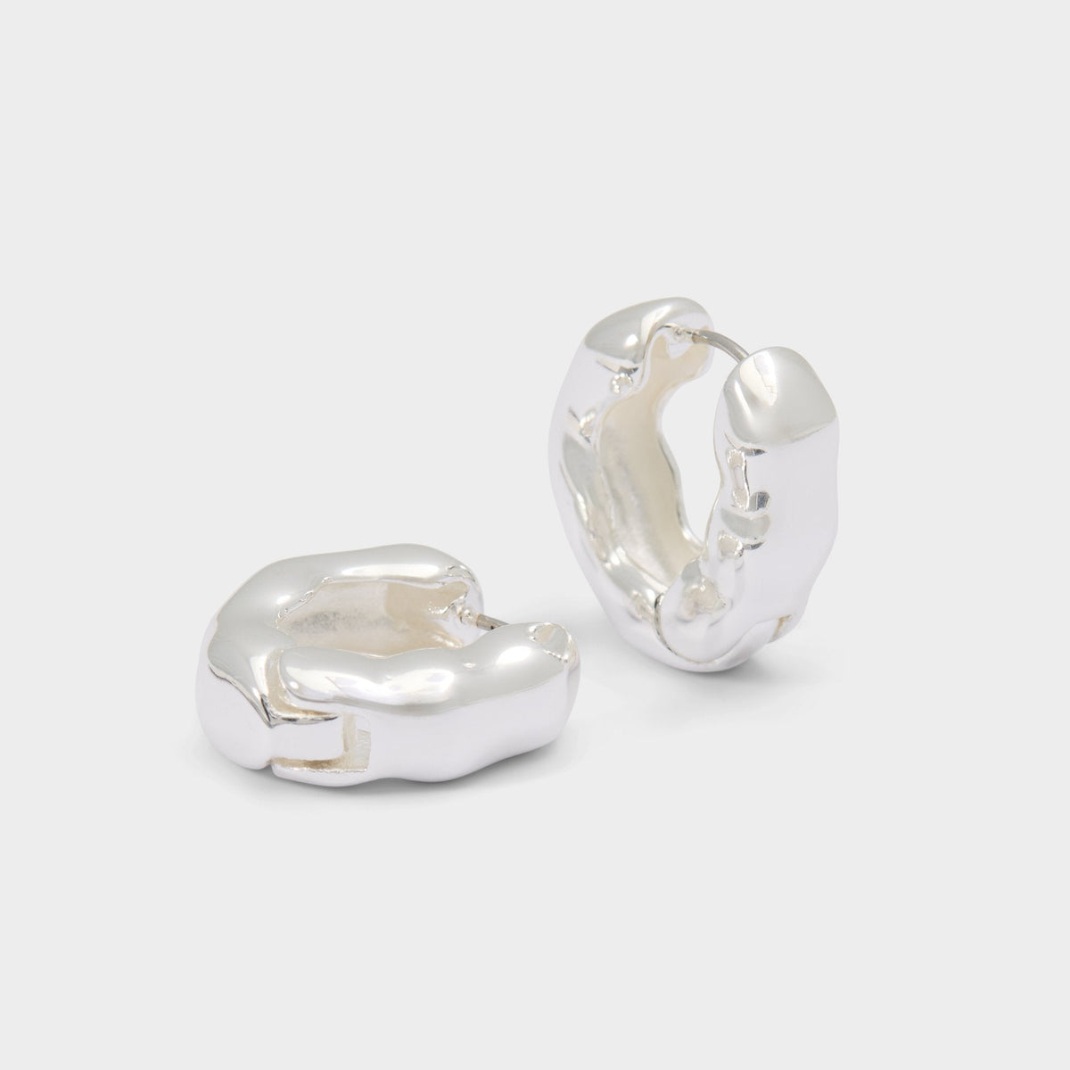 Carandar in Silver - Hoop earrings