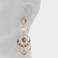Chances in Champagne - Chandelier earrings