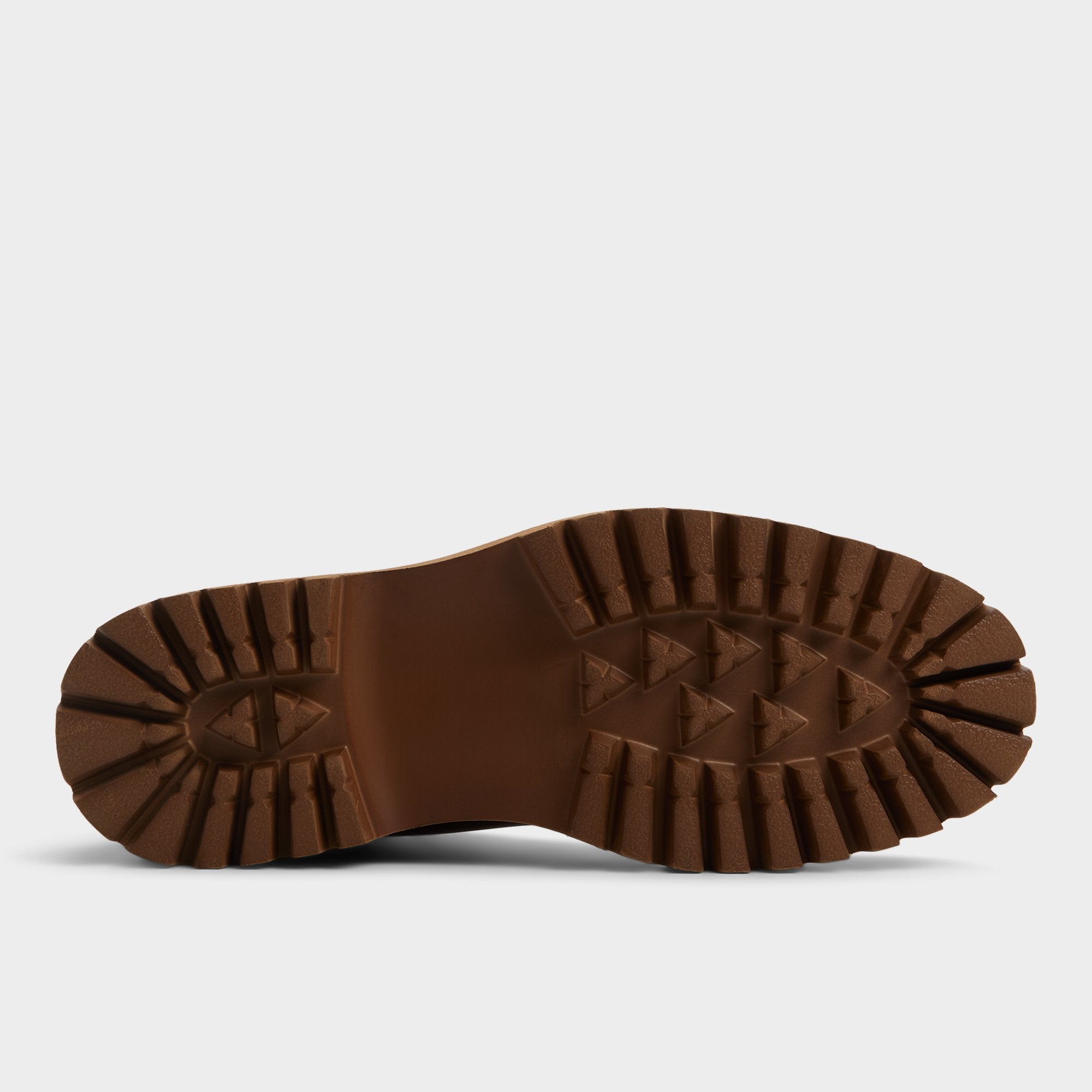 Grier in Cognac - Combat boot, Lug sole