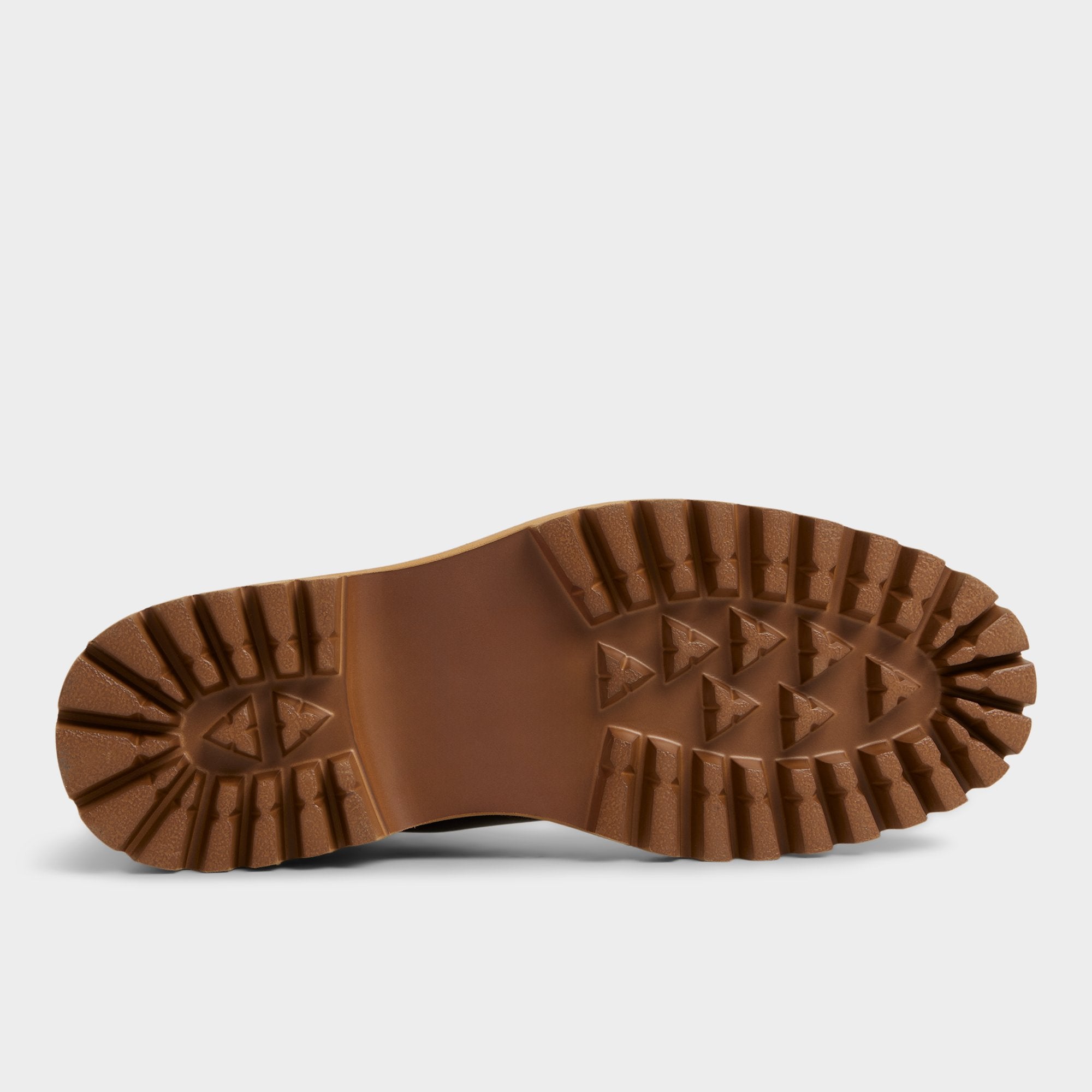 Grier in Medium Brown - Combat boot, Lug sole