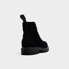 Doublezero in Black - Combat boot, Lug sole