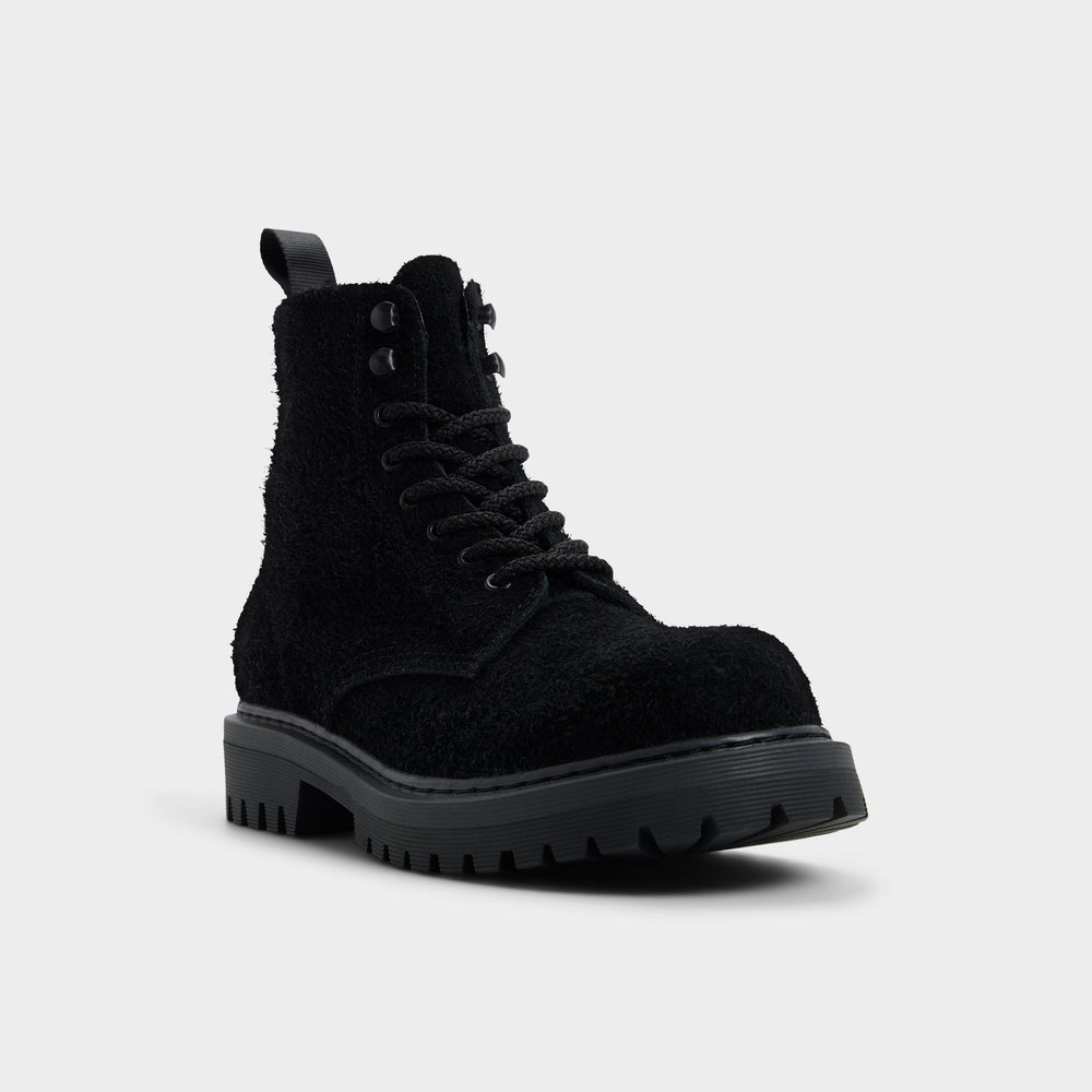 Doublezero in Black - Combat boot, Lug sole