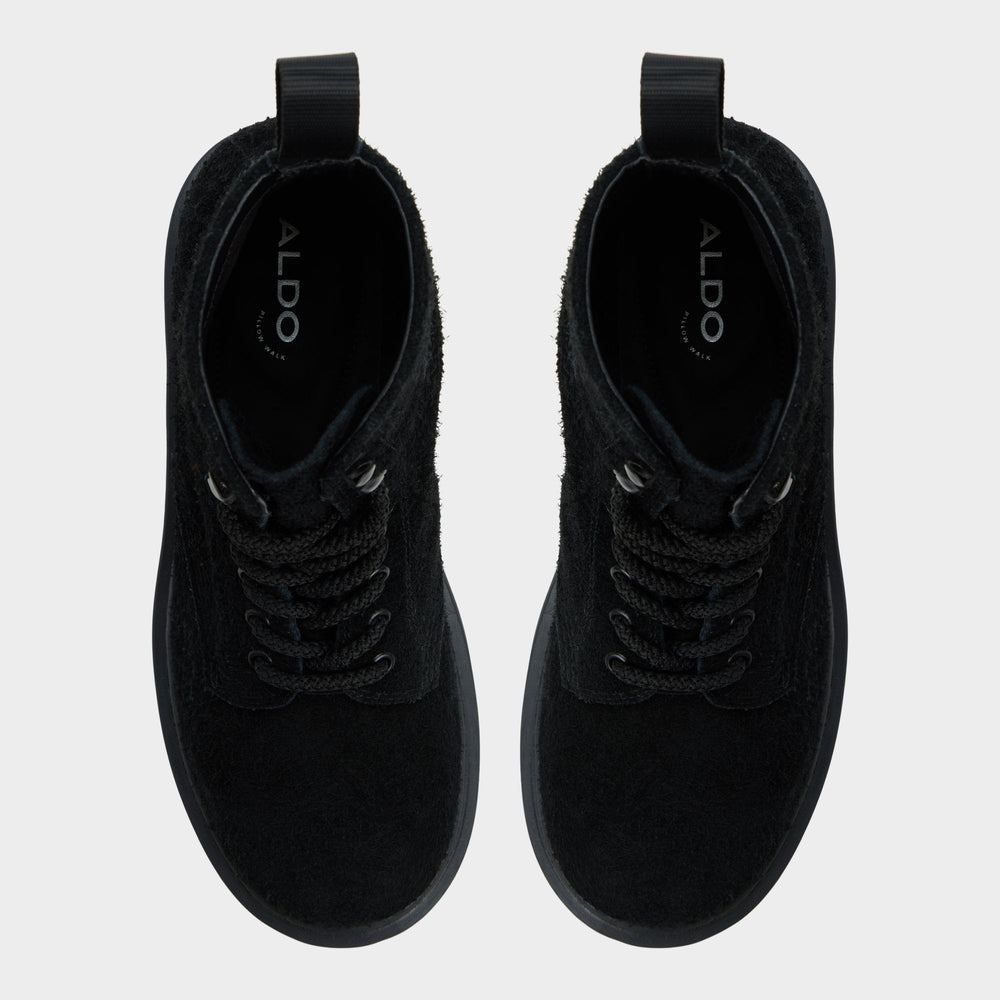 Doublezero in Black - Combat boot, Lug sole