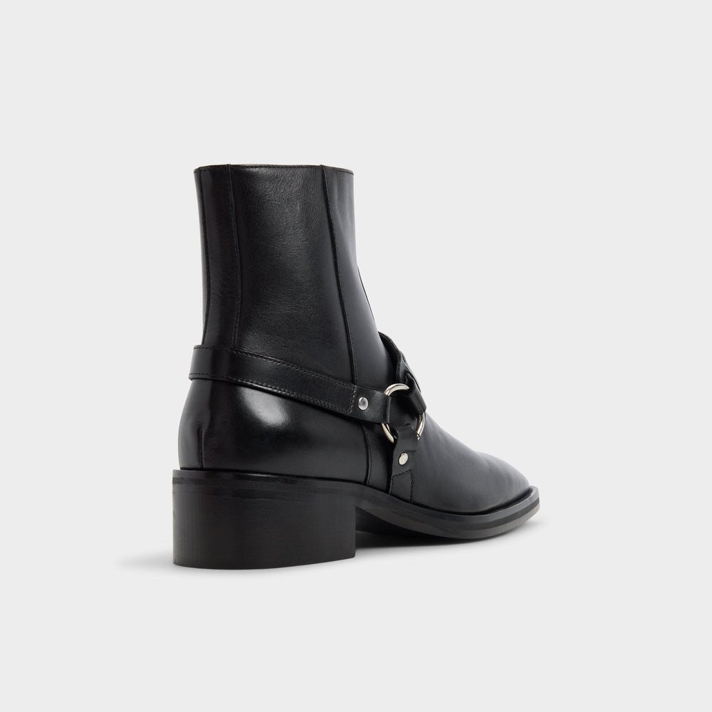 Marcos in Black - Ankle boot, Block heel