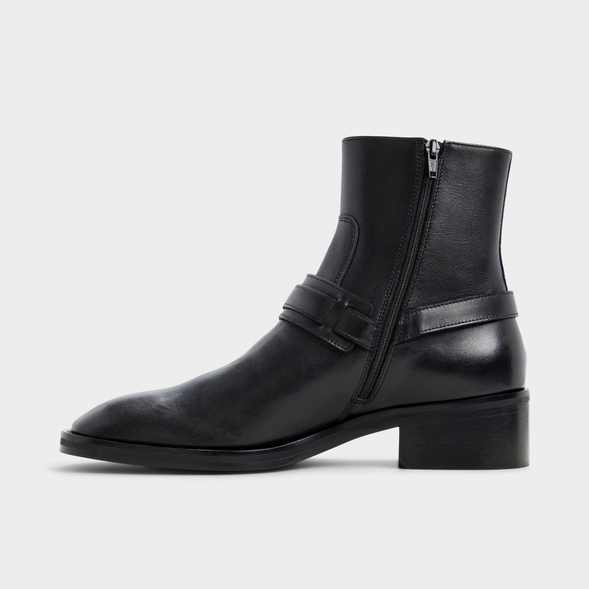 Marcos in Black - Ankle boot, Block heel