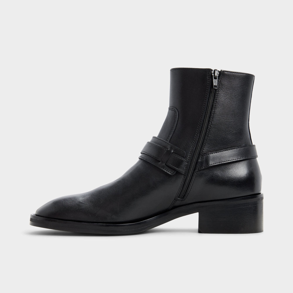 Marcos in Black - Ankle boot, Block heel