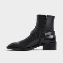 Marcos in Black - Ankle boot, Block heel