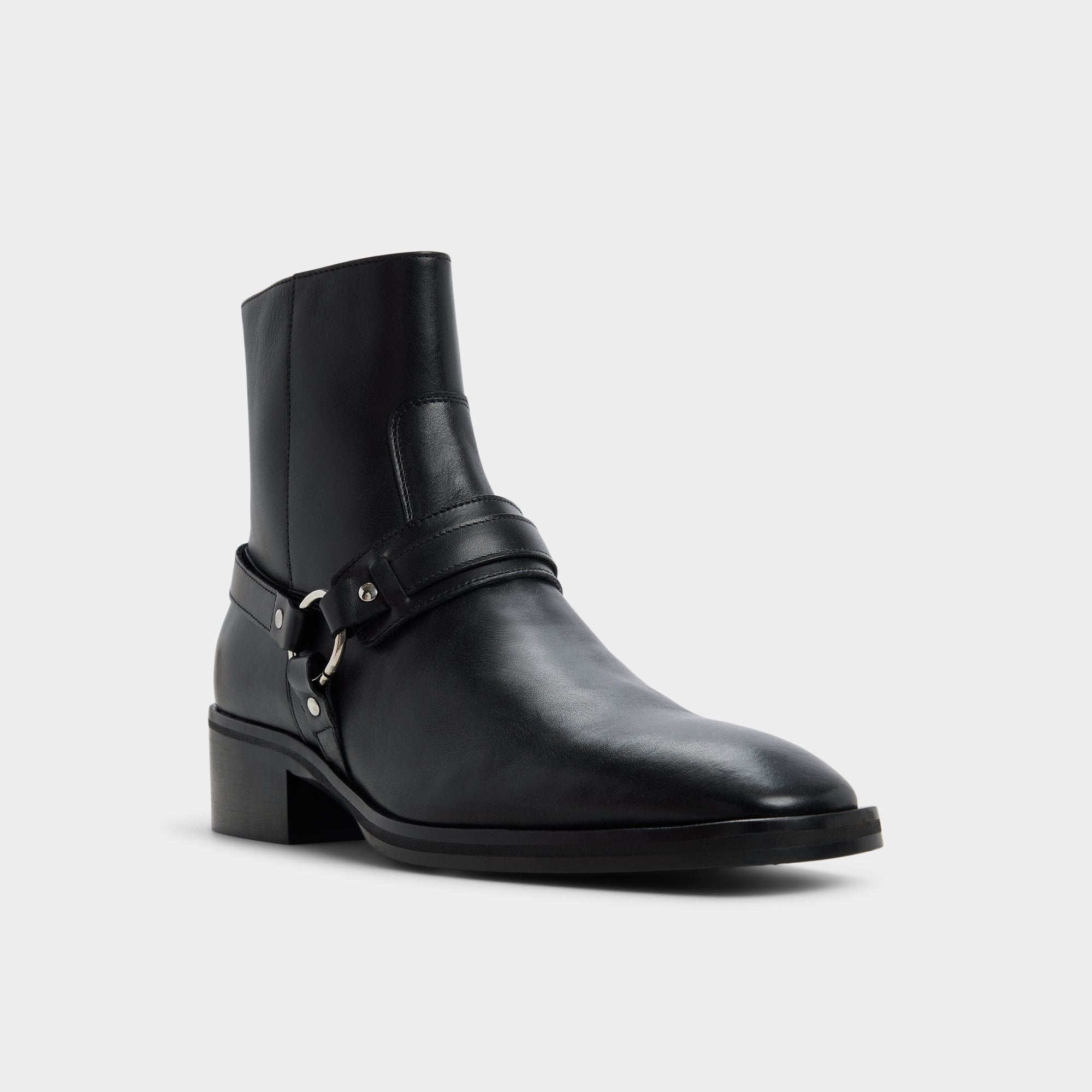 Marcos in Black - Ankle boot, Block heel