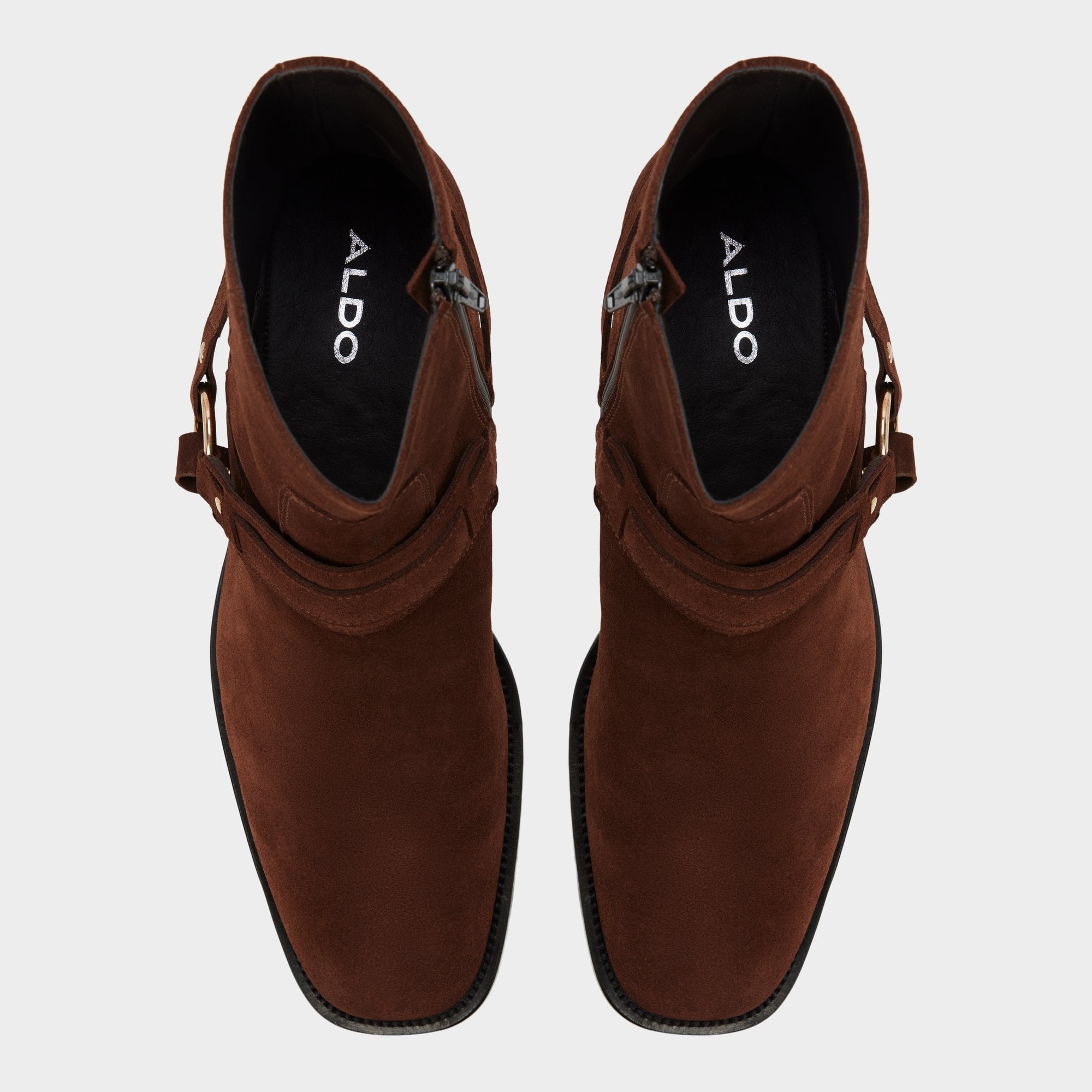 Marcos in Dark Brown - Ankle boot, Block heel