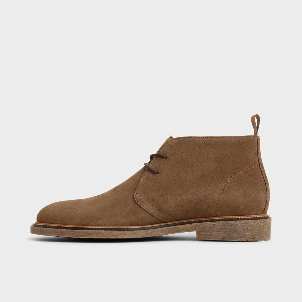 Jefrey Dark Brown Leather Suede Men's Chukka boots - Chukka boot