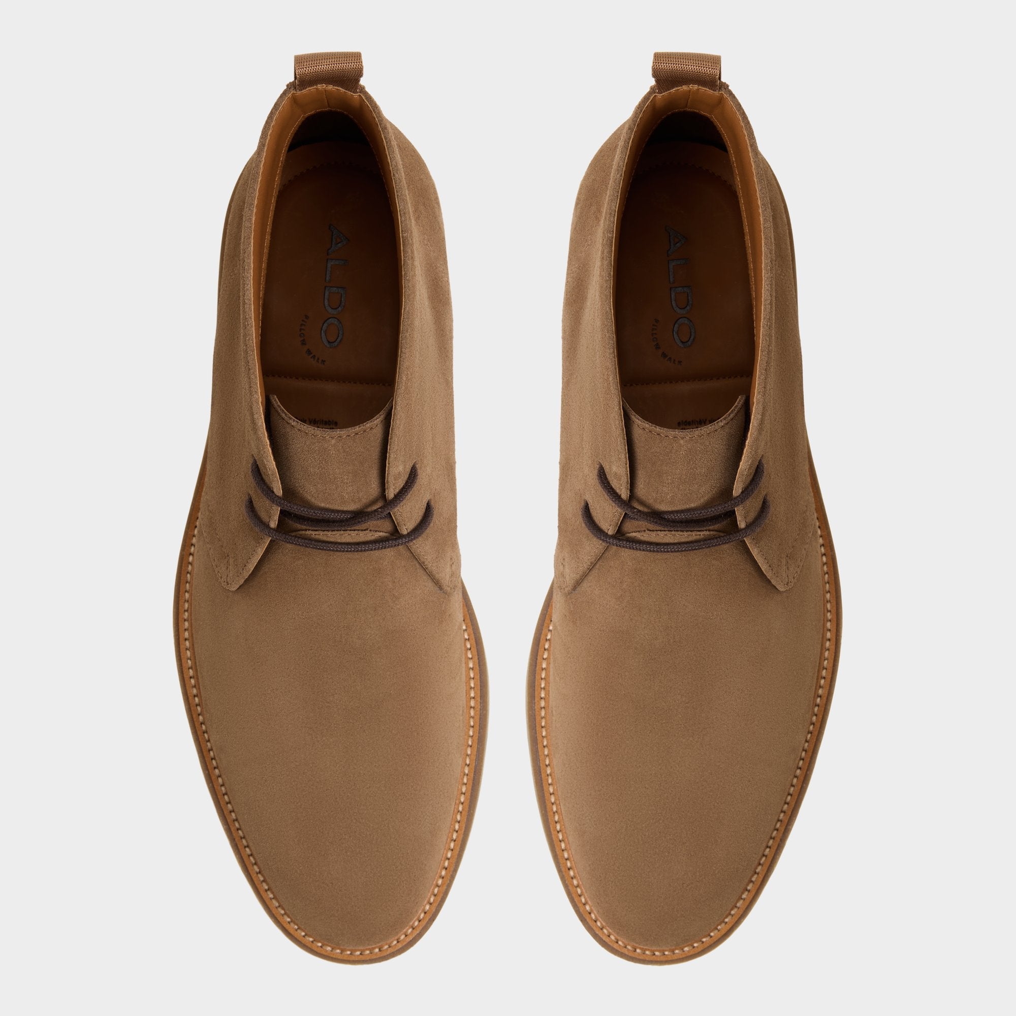 Jefrey Dark Brown Leather Suede Men's Chukka boots - Chukka boot