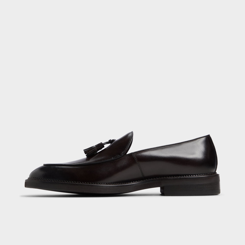 Portos Dark Brown Men's Dress Shoes - Loafer