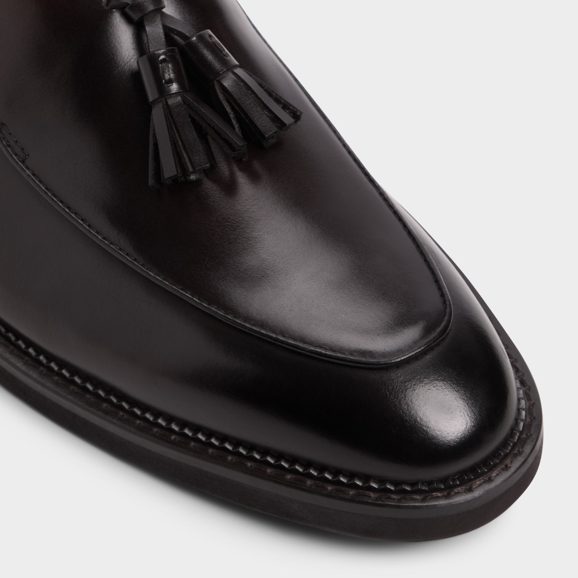 Portos Dark Brown Men's Dress Shoes - Loafer