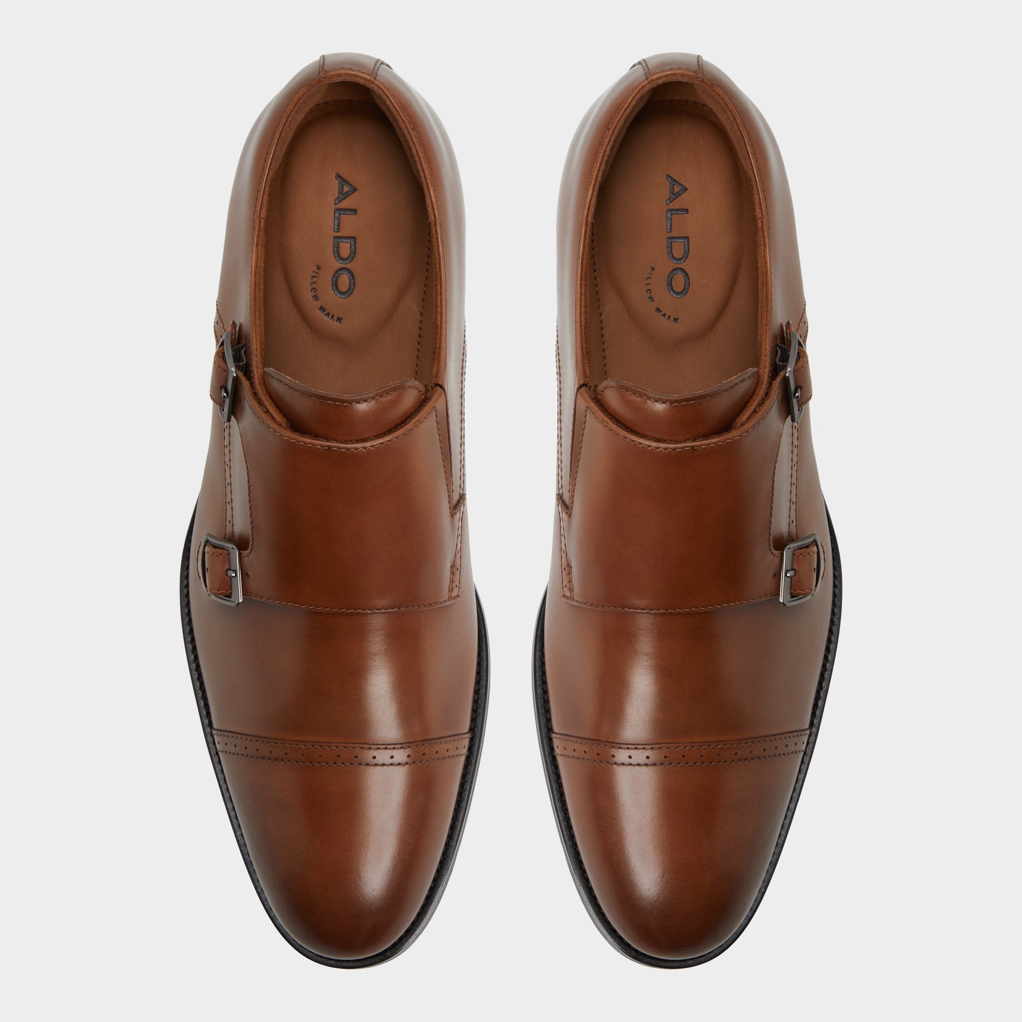 Zelasien in Cognac - Monkstrap loafer