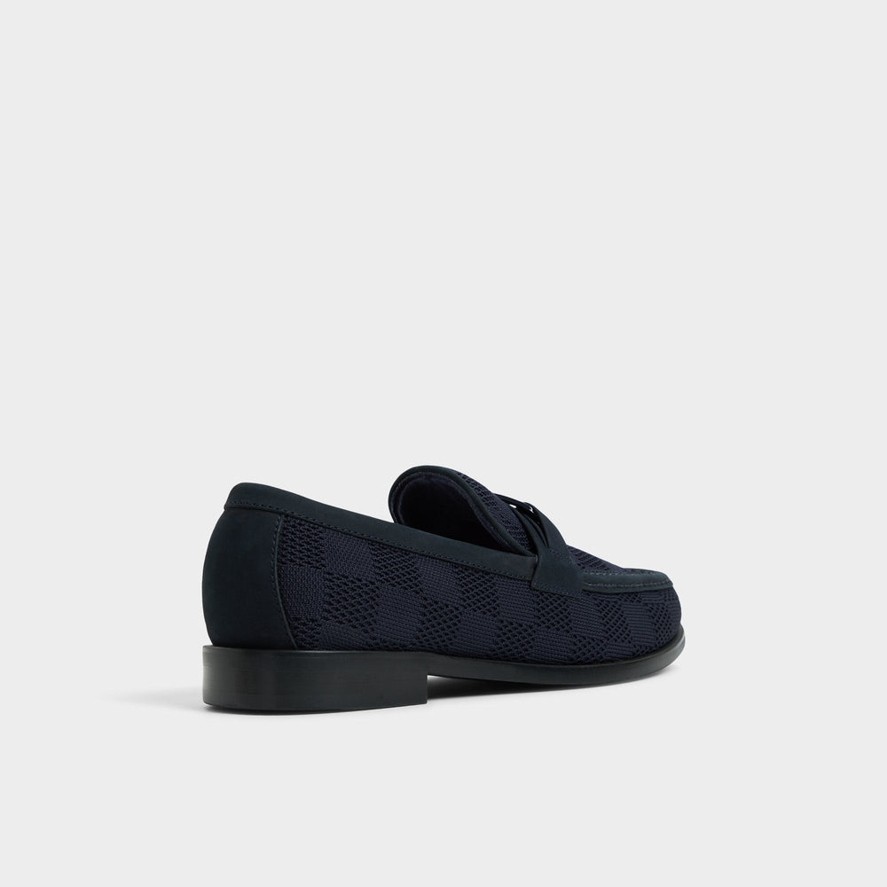 Hawley Navy Men's Dress Shoes - Loafer
