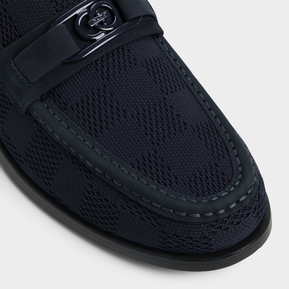 Hawley Navy Men's Dress Shoes - Loafer