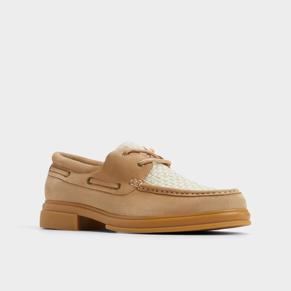 Seaexplorer Beige Men's Dress Shoes - Boat shoe