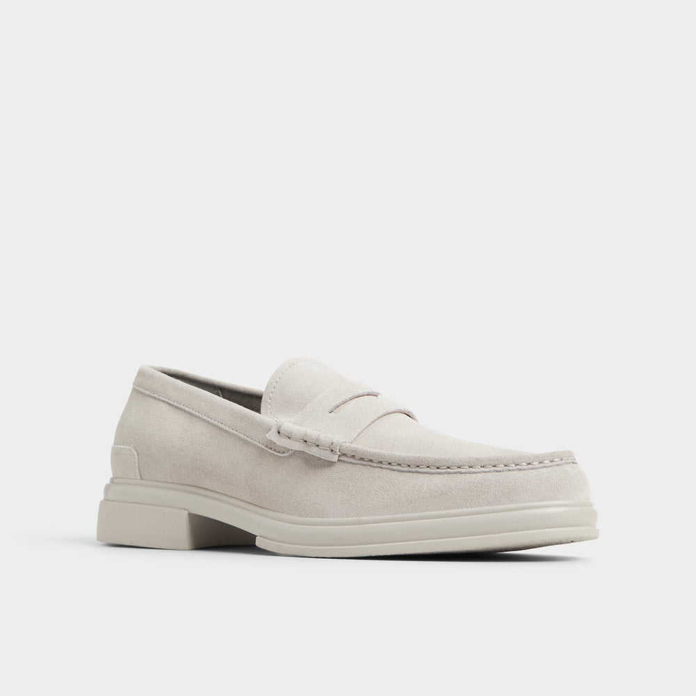 Tucker Light Grey Men's Dress Shoes - Loafer
