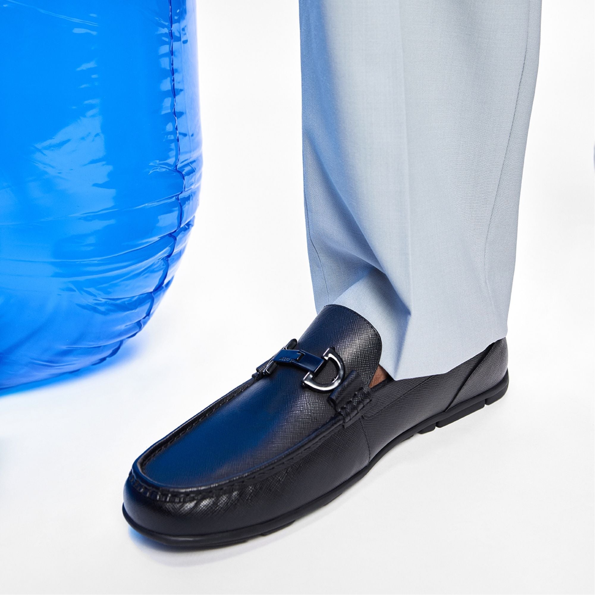Orlovoflex in Open Black - Driving shoe