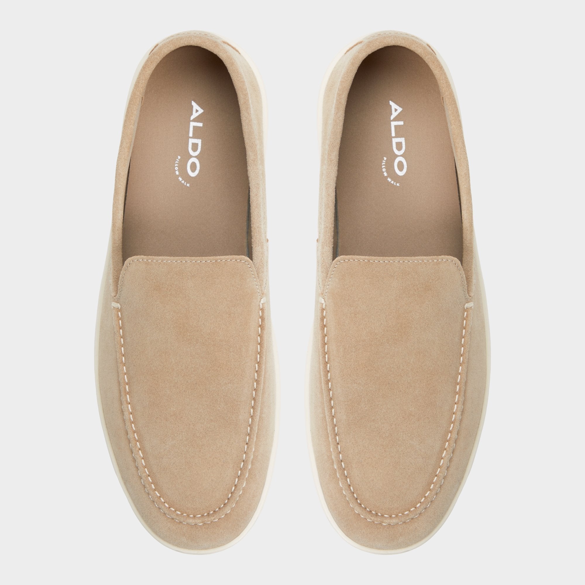 Eton Taupe Men's Loafers & Slip-Ons - Loafer