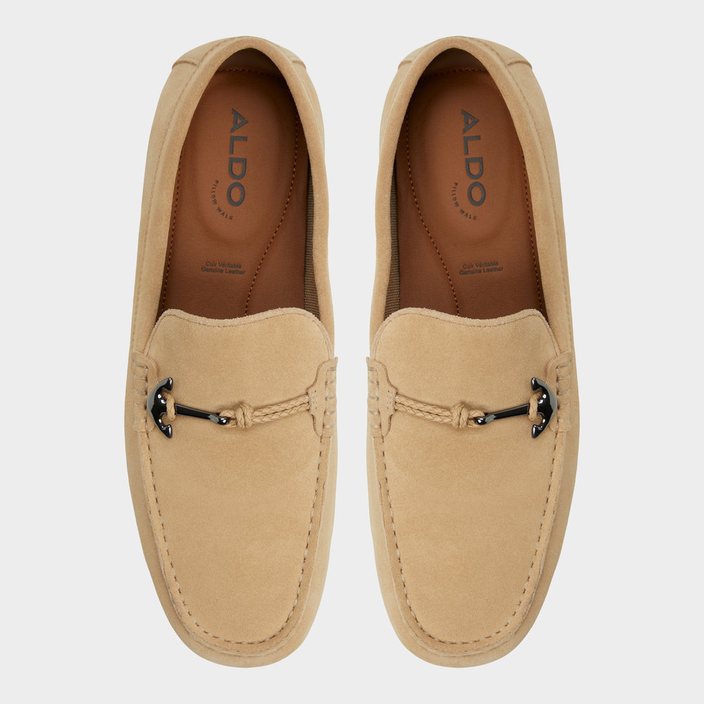 Wilbart Beige Men's Casual Shoes - Driving shoe