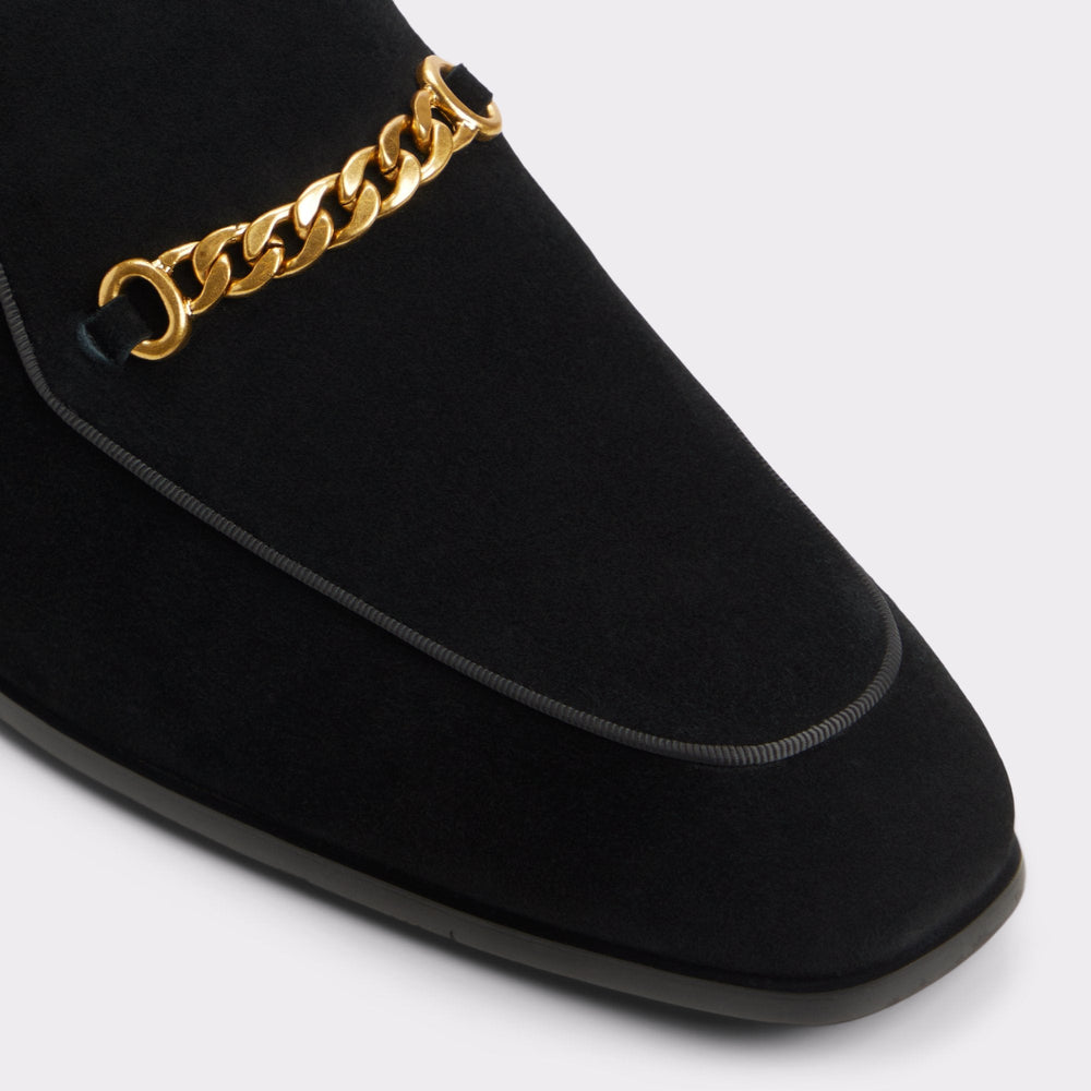 Umo Open Black Men's Dress Shoes - Loafer