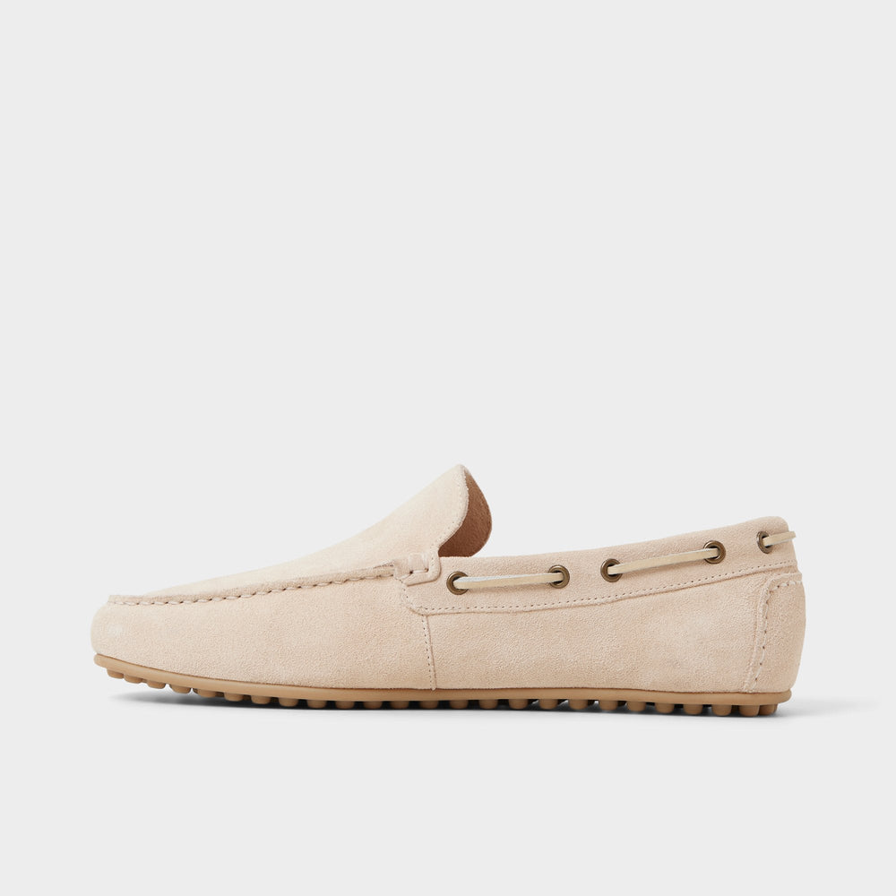 Horton in In Cream - Driving shoe
