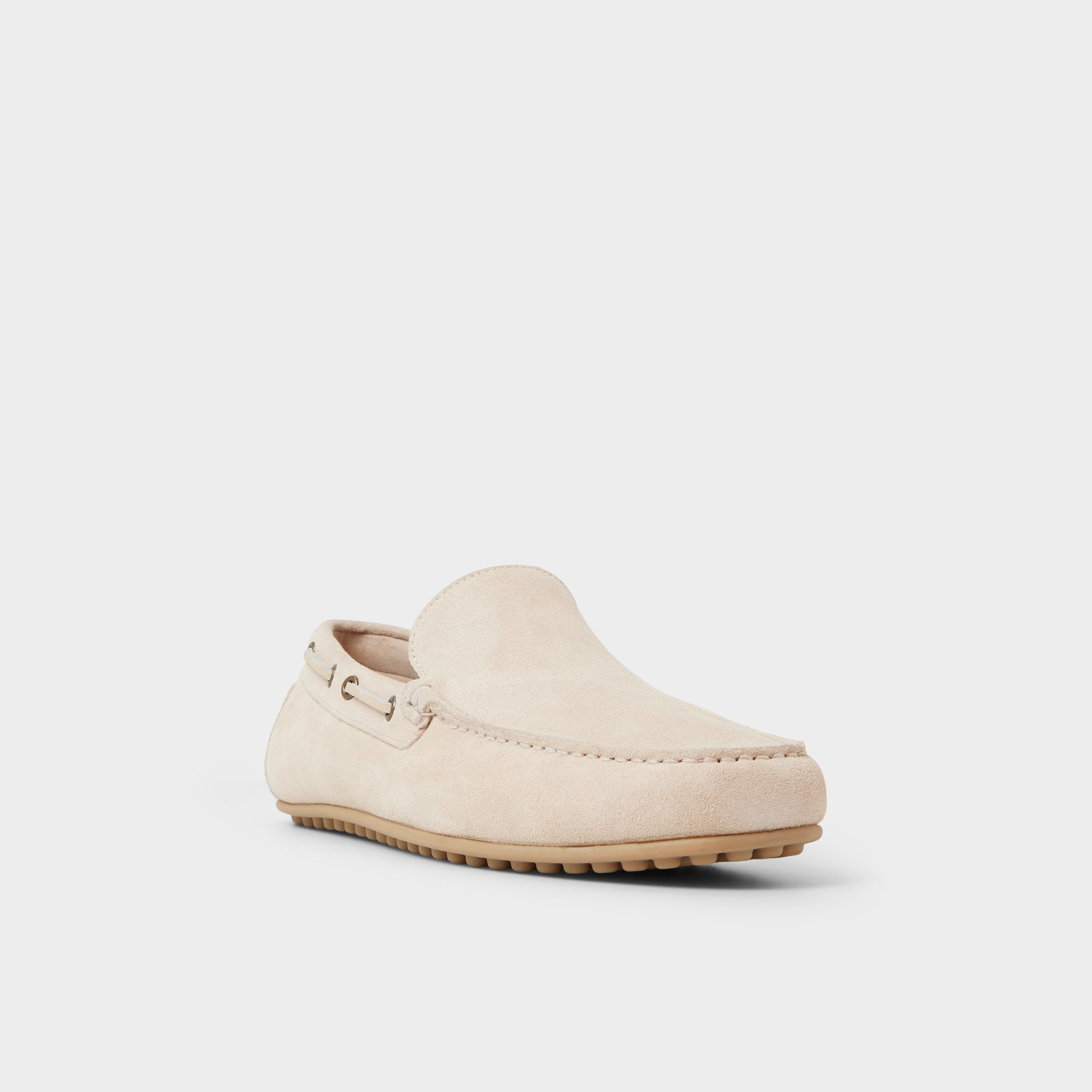 Horton in In Cream - Driving shoe
