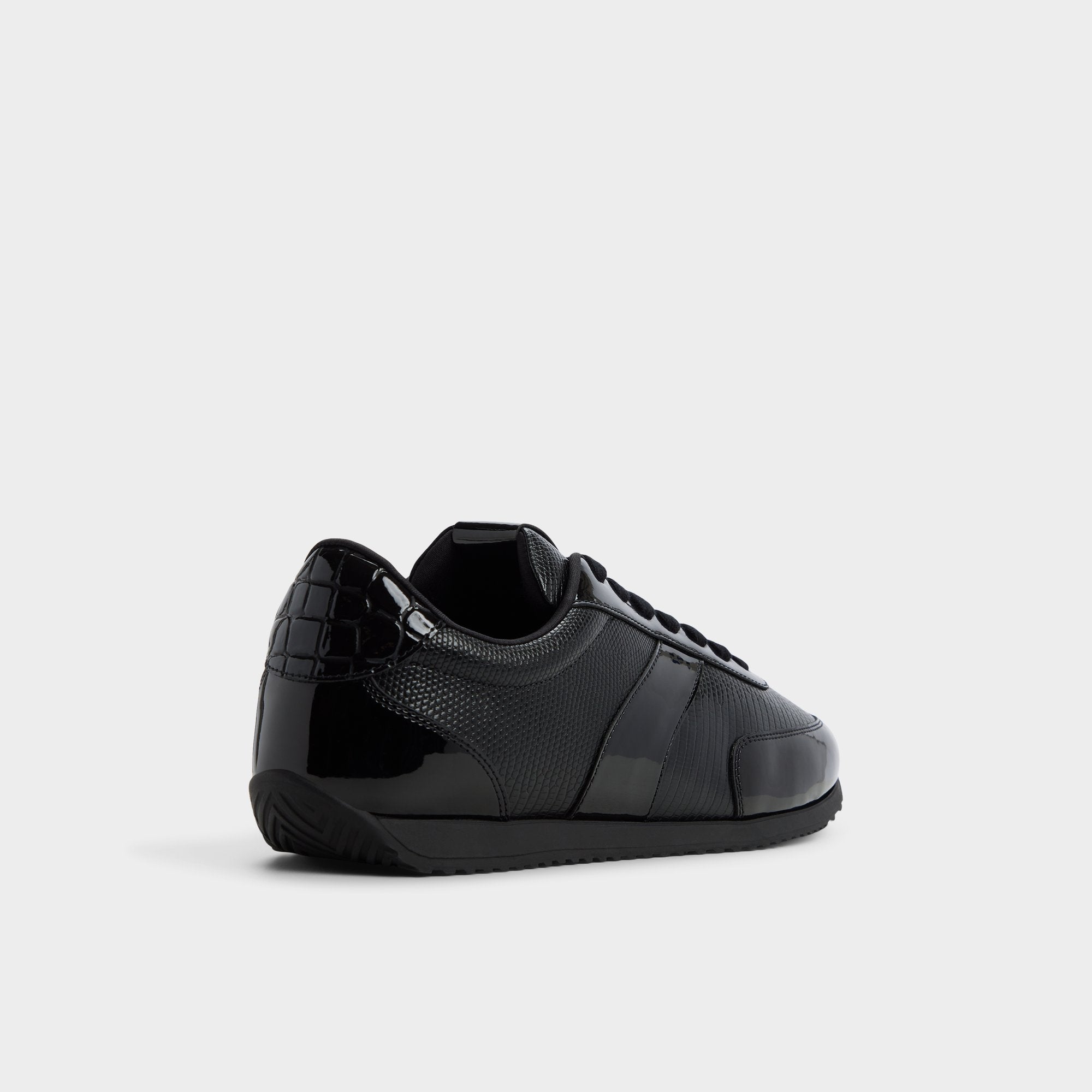 Nathaniel in Other Black - Low top sneaker, Cup sole