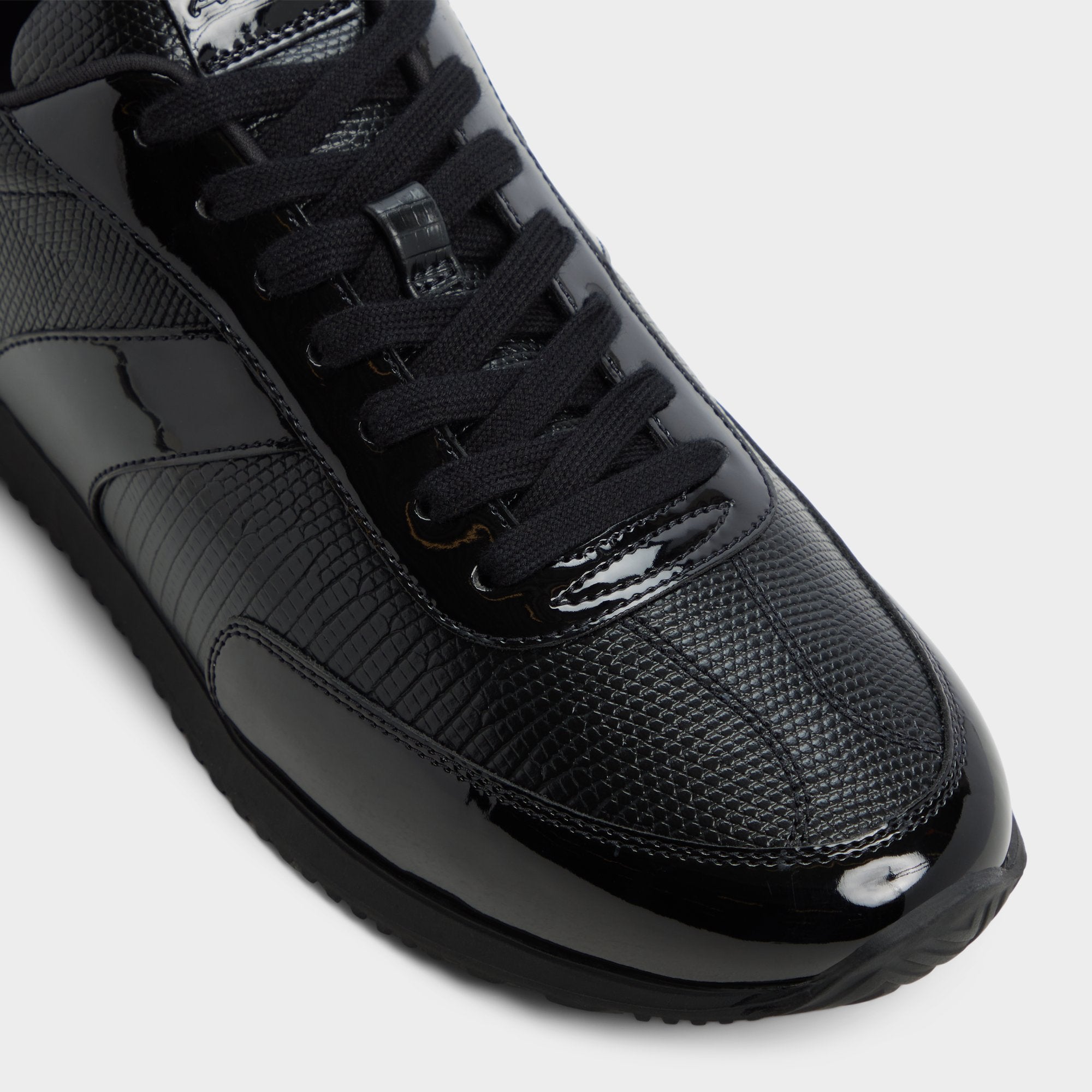 Nathaniel in Other Black - Low top sneaker, Cup sole