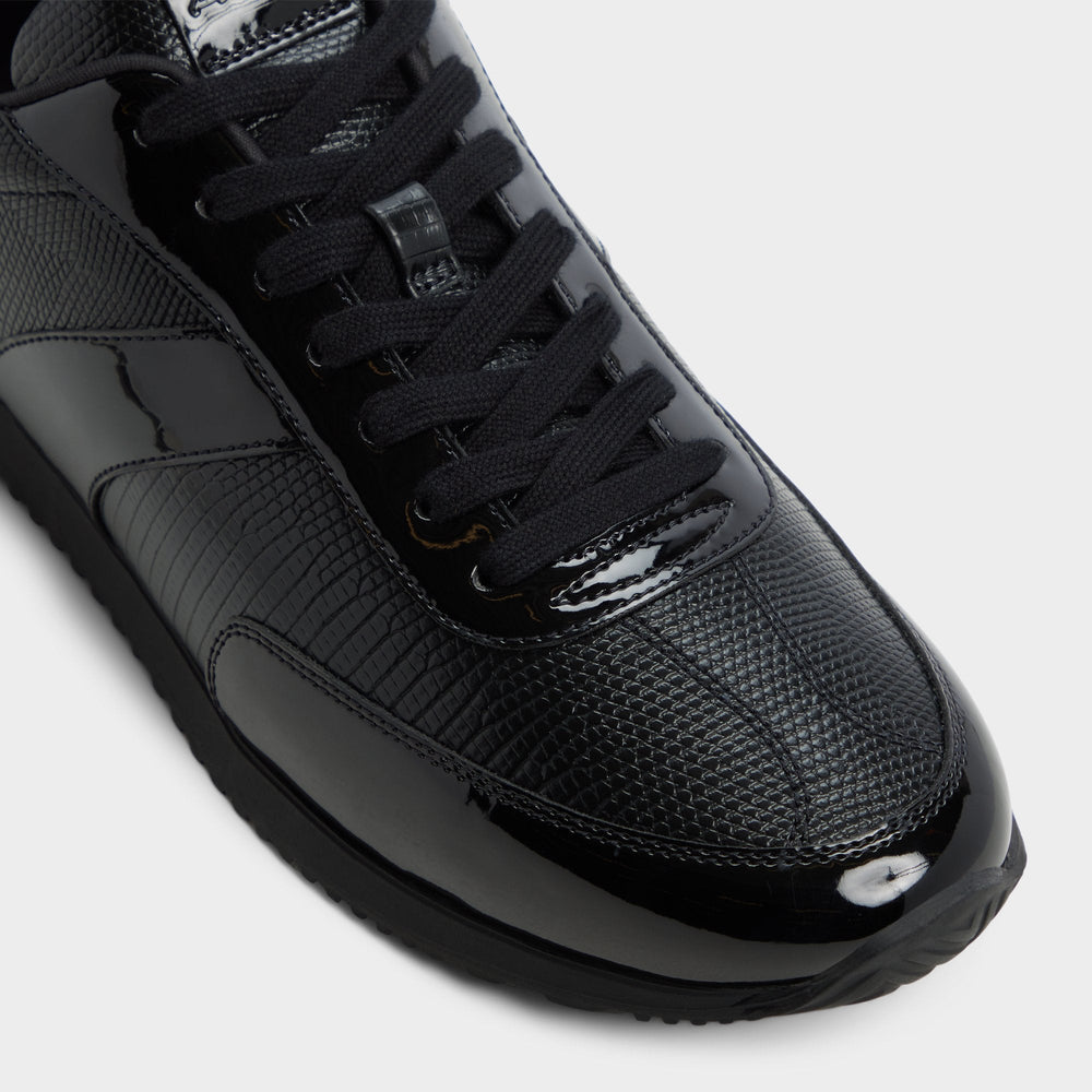 Nathaniel in Other Black - Low top sneaker, Cup sole