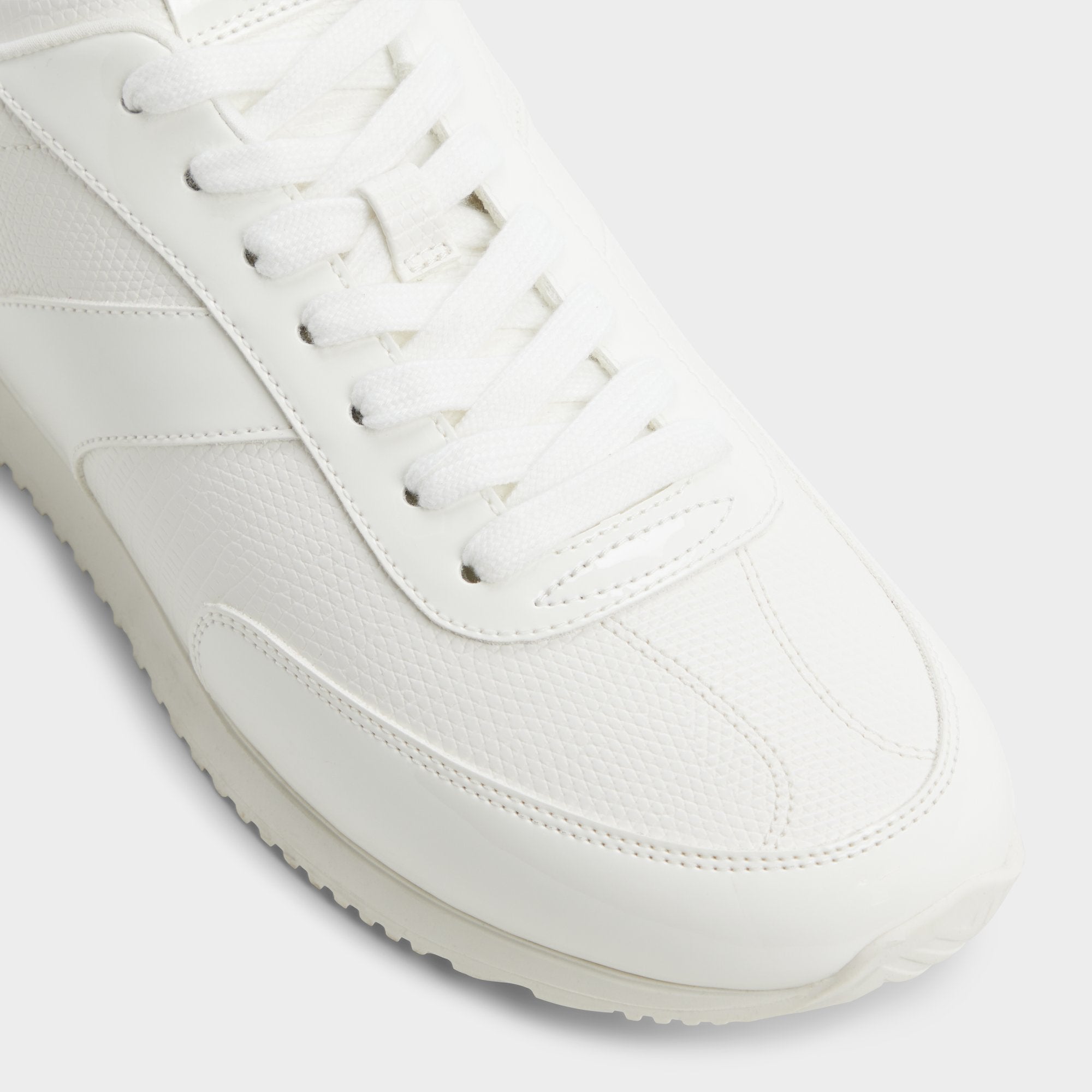 Nathaniel in White Combo - Low top sneaker, Cup sole