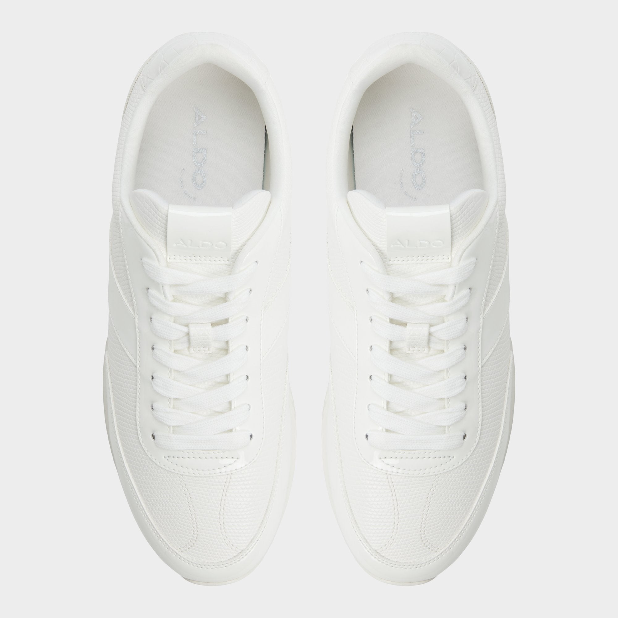 Nathaniel in White Combo - Low top sneaker, Cup sole