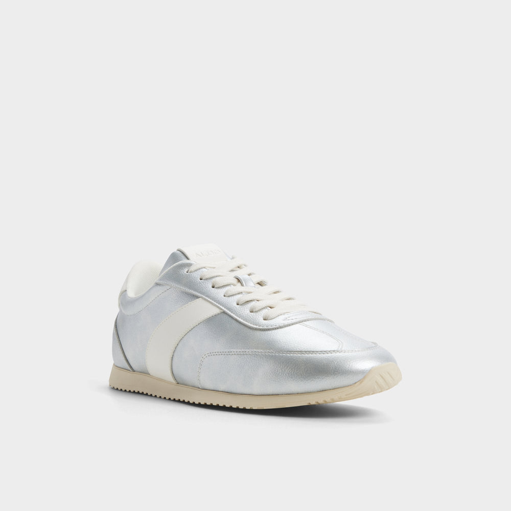 Nathaniel in Silver - Low top sneaker, Cup sole