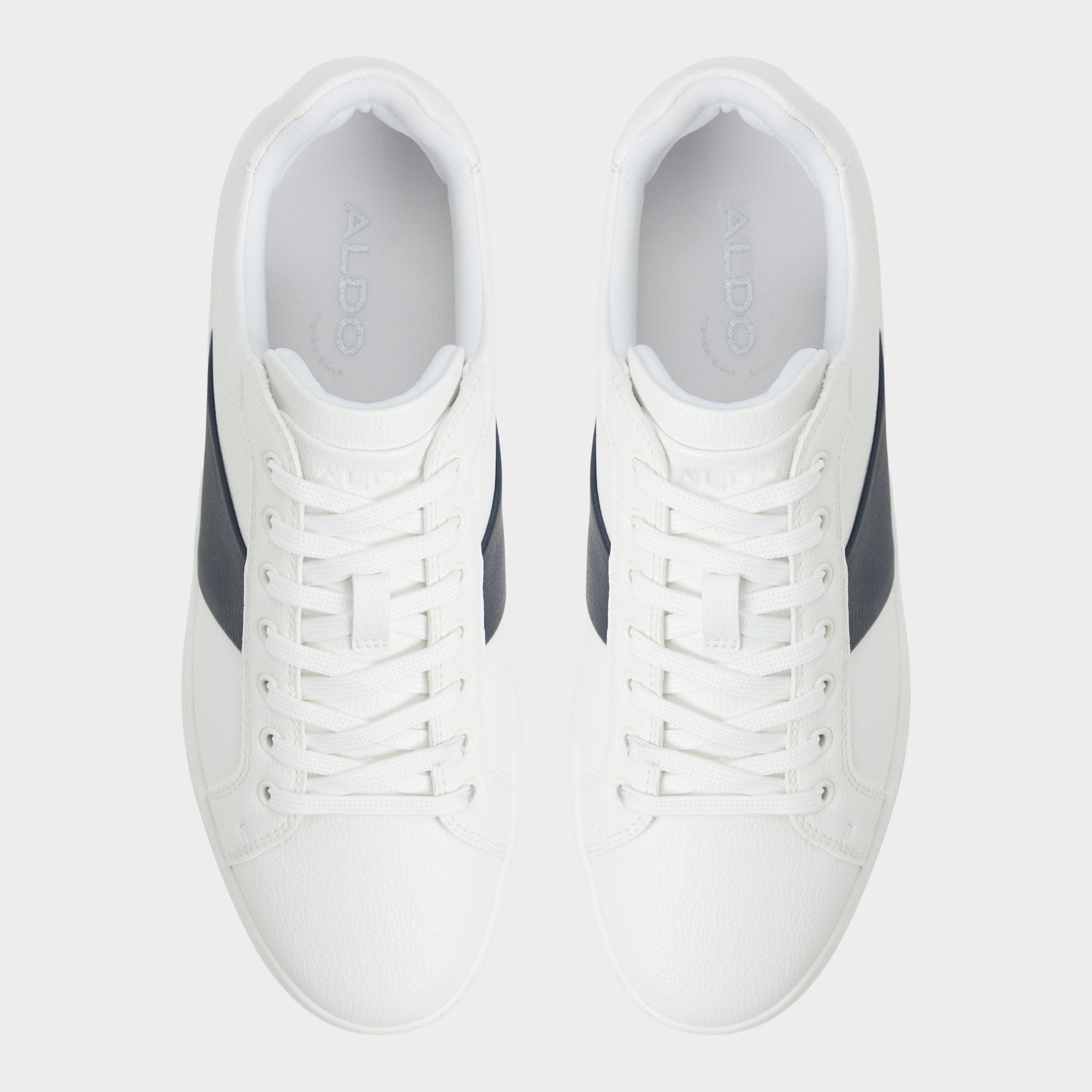 Ozzy White/Navy Men's Low top - Low top sneaker, Cup sole