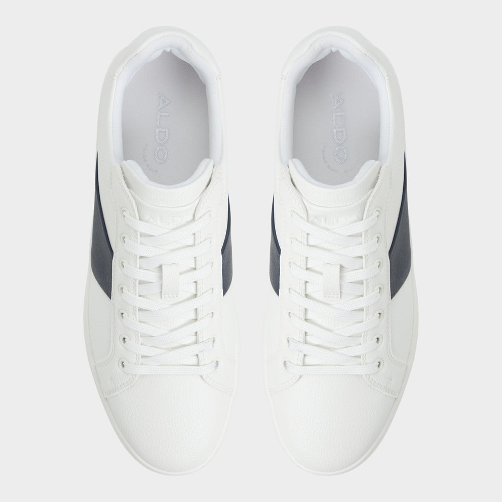 Ozzy White/Navy Men's Low top - Low top sneaker, Cup sole