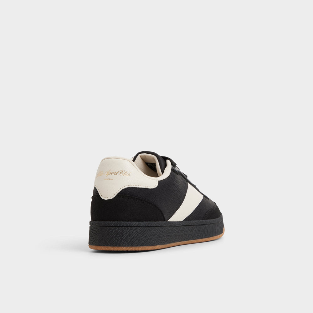 Ashwin in Black - Low top sneaker, Cup sole