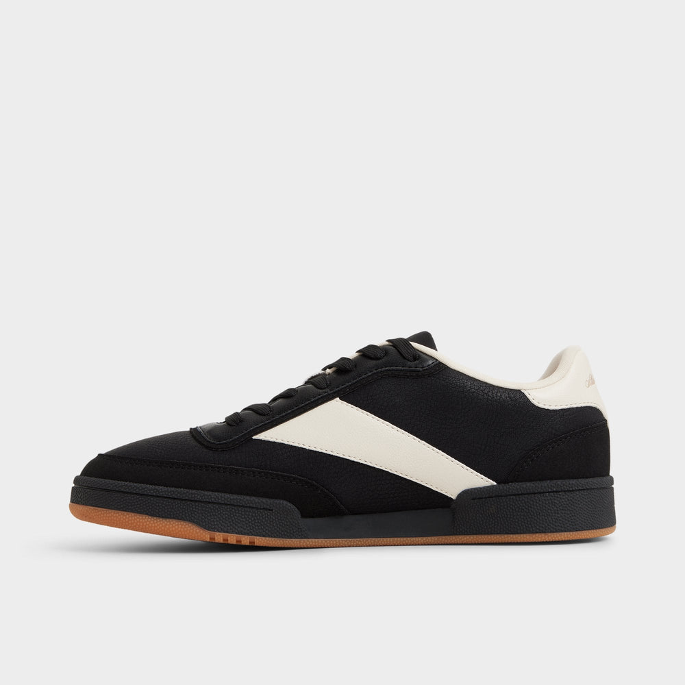 Ashwin in Black - Low top sneaker, Cup sole