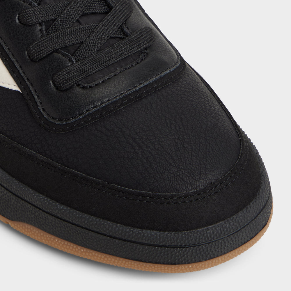 Ashwin in Black - Low top sneaker, Cup sole