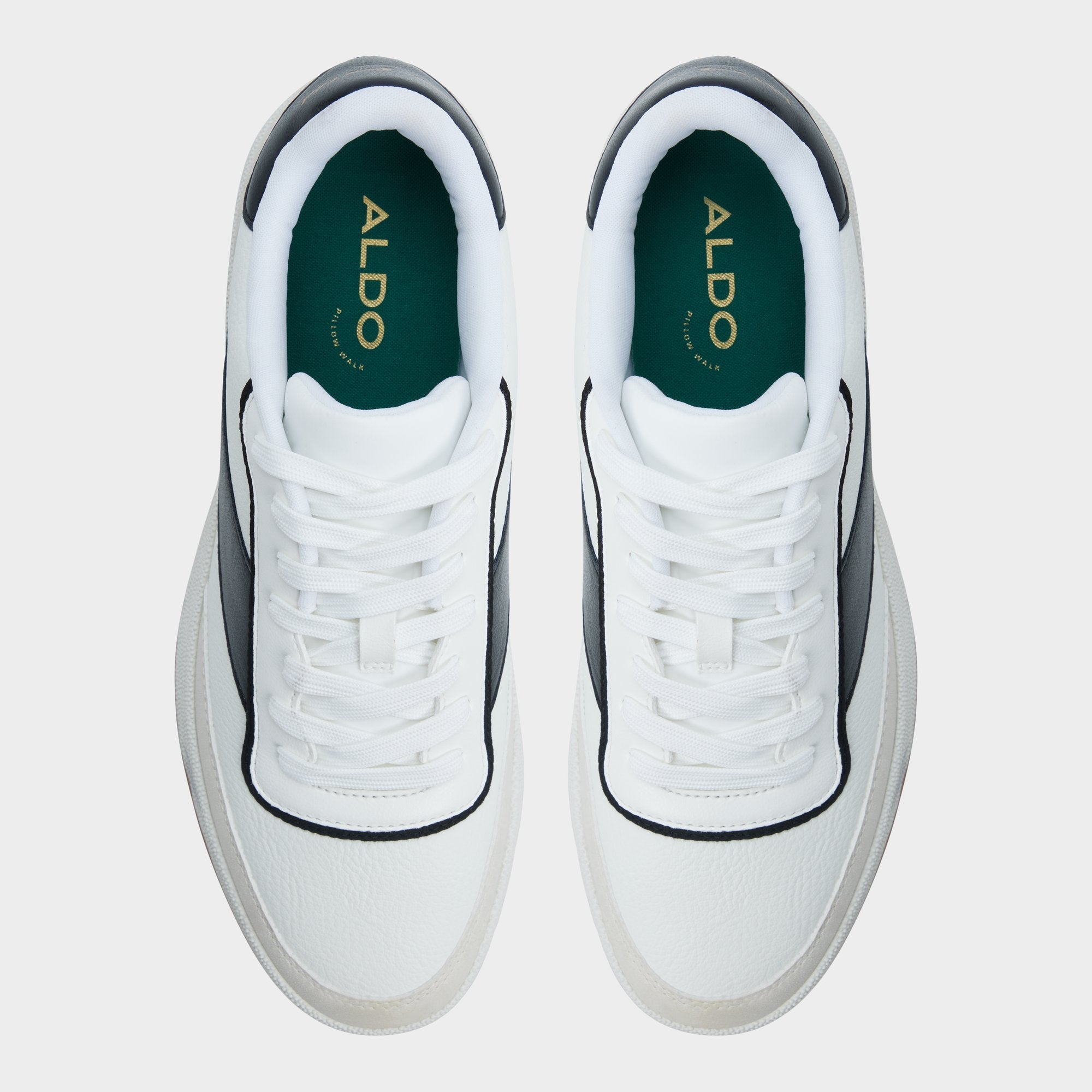 Ashwin in White - Low top sneaker, Cup sole